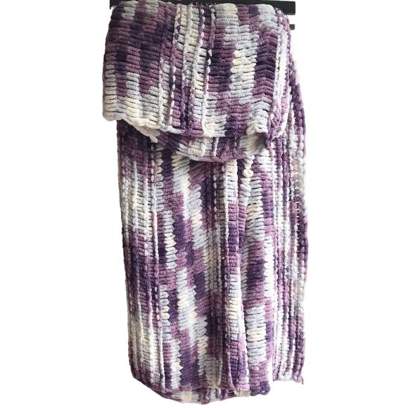 Handmade Ombre Knit Blanket Throw - Picture 15 of 16